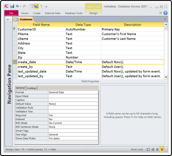 ms access validation rules