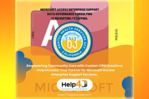 Microsoft Access Consulting Firm Builds Custom CRM System For Alameda County Behavior Mental Health Care Services